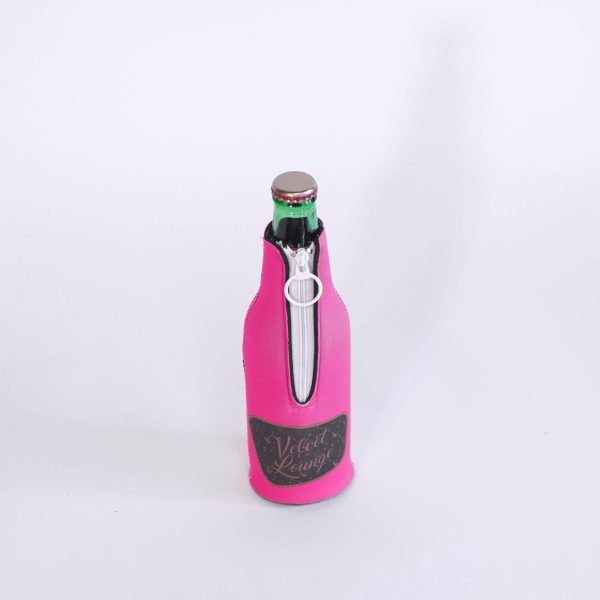 Zipper Beer Bottle Koozie